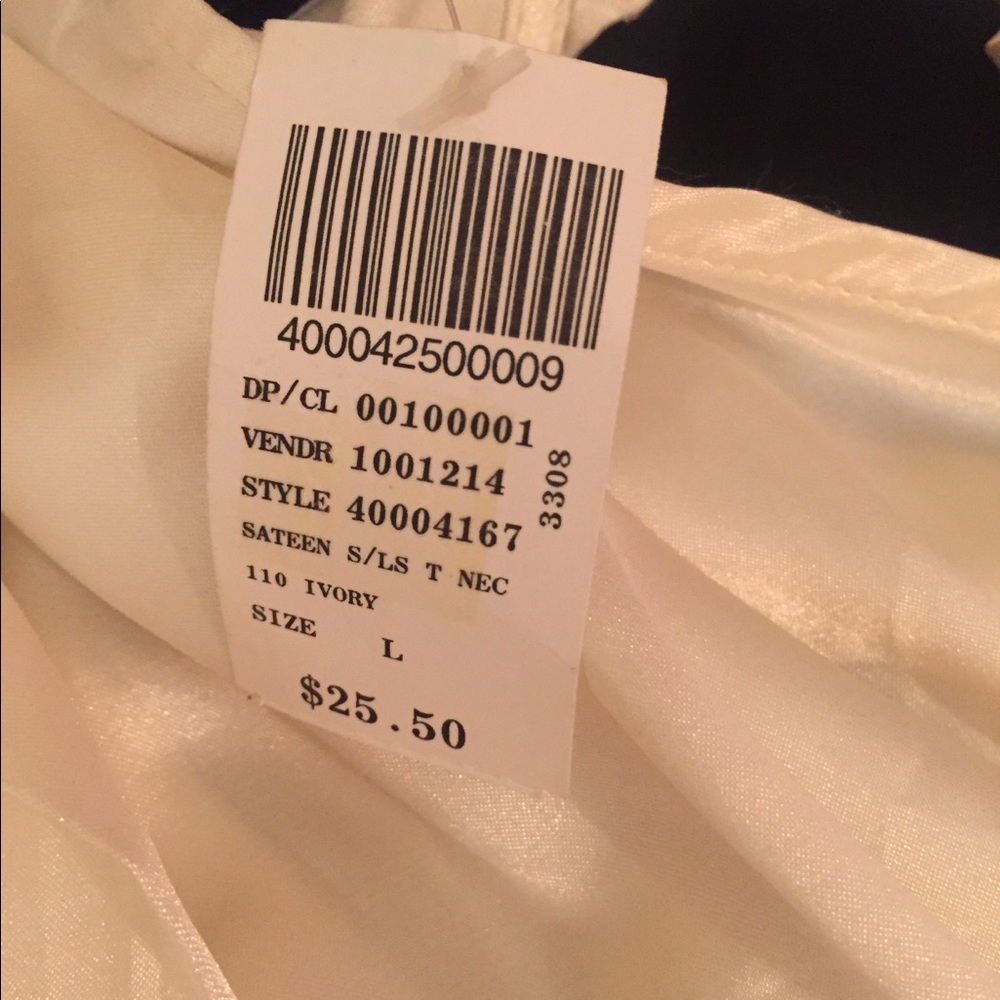 Ivory and black dress NWT - Picture 9 of 9